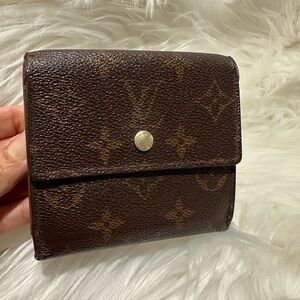 Authentic Louis Vuitton Monogram Elise Wallet - Vintage (TH1029)